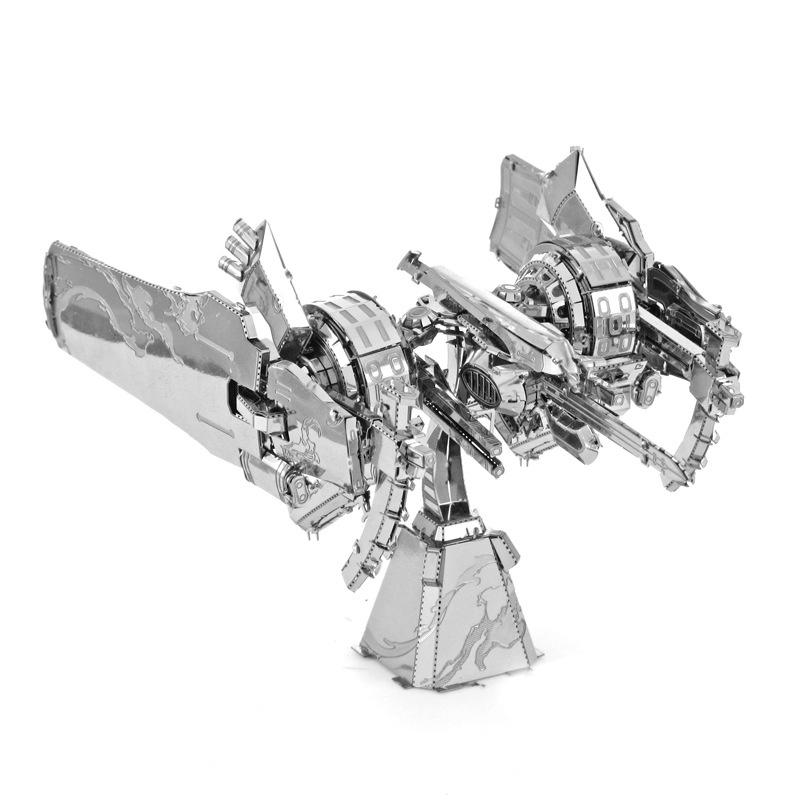 鋼鐵火星人益智玩具★ 斑鳩戰鬥機 ★拼酷★MU藝模★3D立體金屬拼圖★DIY金屬模型-細節圖3