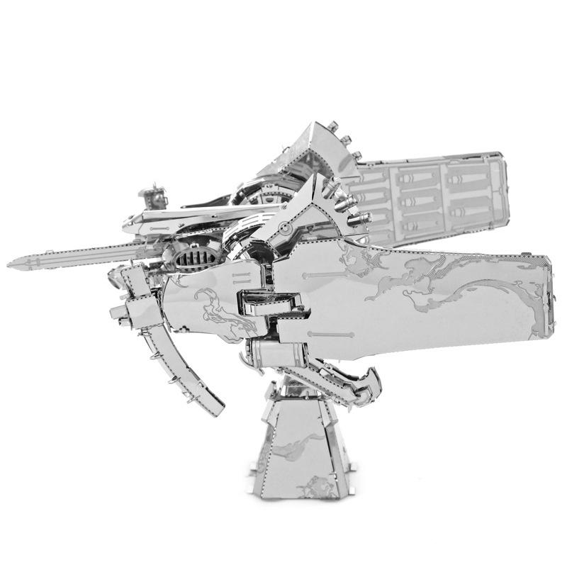 鋼鐵火星人益智玩具★ 斑鳩戰鬥機 ★拼酷★MU藝模★3D立體金屬拼圖★DIY金屬模型-細節圖6