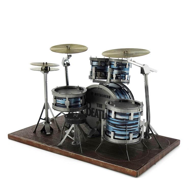 鋼鐵火星人益智玩具★ 爵士鼓★拼酷★MU藝模★3D立體金屬拼圖★DIY金屬模型★蝕刻片-細節圖3