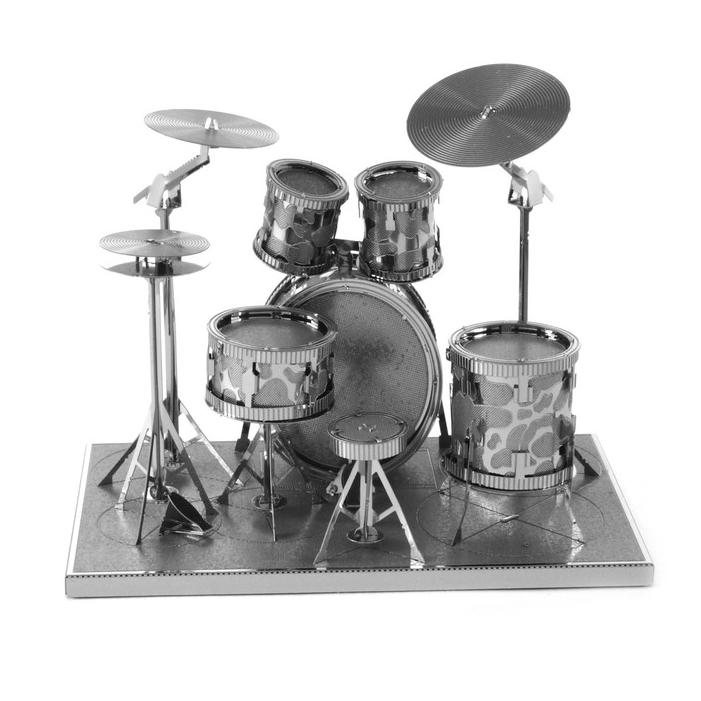 鋼鐵火星人益智玩具★ 爵士鼓★拼酷★MU藝模★3D立體金屬拼圖★DIY金屬模型★蝕刻片-細節圖4