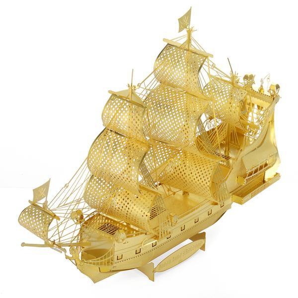 ★鋼鐵火星人益智玩具★安妮女王復仇號 ★拼酷★MU藝模★3D立體金屬拼圖★DIY金屬模型★蝕刻片-細節圖6