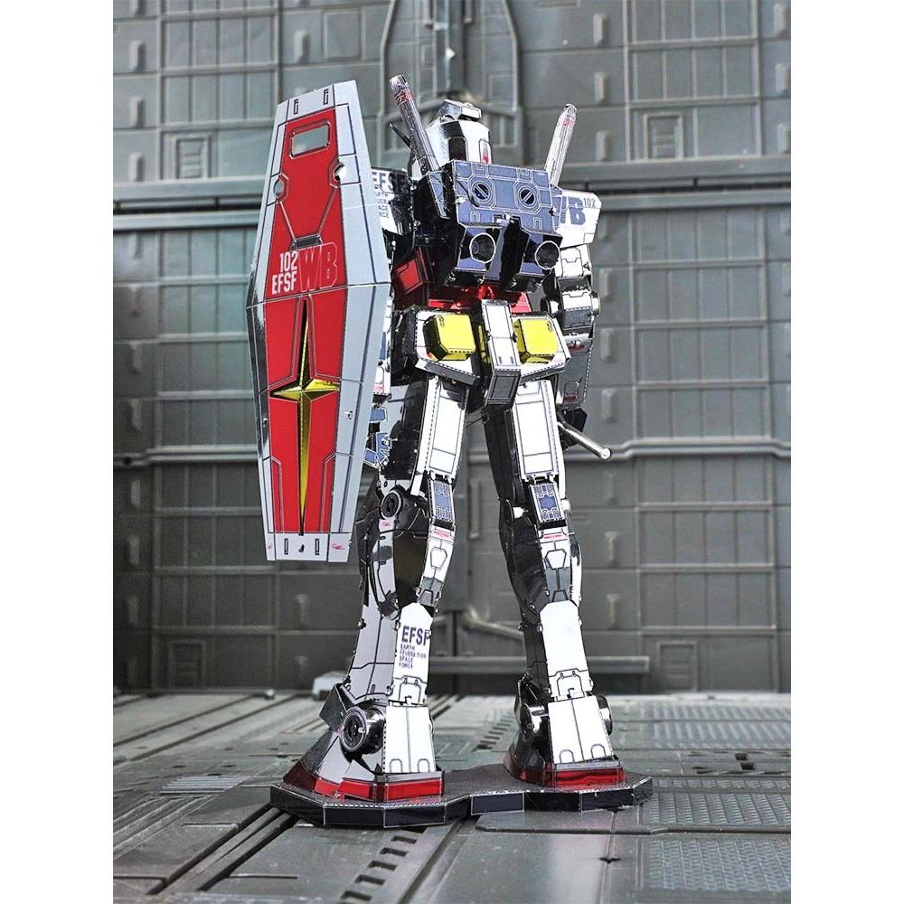 鋼鐵火星人益智玩具★RX-78-2鋼彈 & 台場鋼彈 ★拼酷★MU藝模★3D立體金屬拼圖★DIY金屬模型★蝕刻片-細節圖5