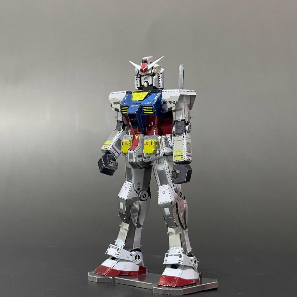 鋼鐵火星人益智玩具★RX-78-2鋼彈 & 台場鋼彈 ★拼酷★MU藝模★3D立體金屬拼圖★DIY金屬模型★蝕刻片-細節圖8