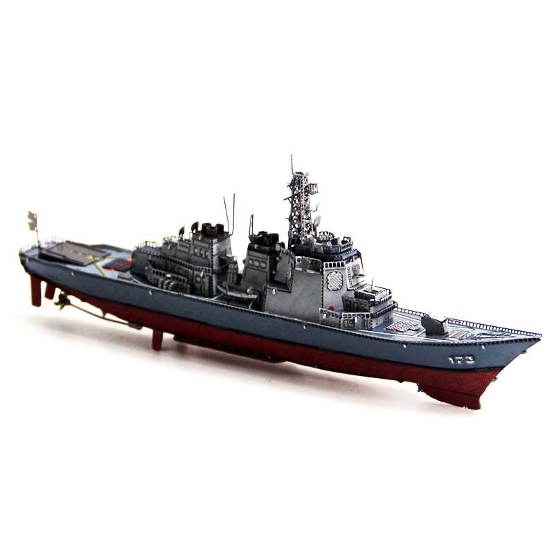 ★鋼鐵火星人益智玩具★ 日本173驅逐艦★拼酷★MU藝模★3D立體金屬拼圖★DIY金屬模型★蝕刻片-細節圖3