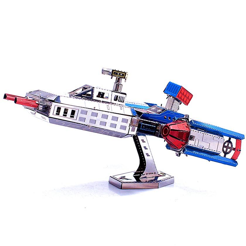 ★鋼鐵火星人益智玩具★彩色幻影戰機 ★拼酷★MU藝模★3D立體金屬拼圖★DIY金屬模型★蝕刻片-細節圖3