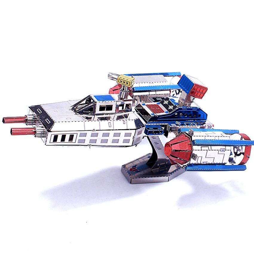 ★鋼鐵火星人益智玩具★彩色幻影戰機 ★拼酷★MU藝模★3D立體金屬拼圖★DIY金屬模型★蝕刻片-細節圖4