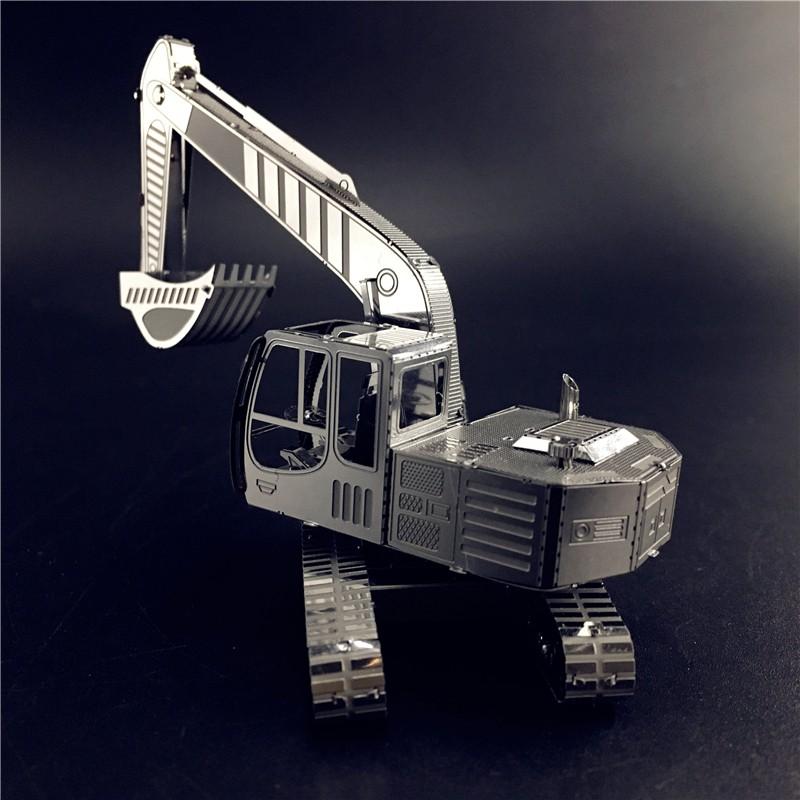 鋼鐵火星人益智玩具★ 挖土機 ★拼酷★MU藝模★3D立體金屬拼圖★DIY金屬模型★蝕刻片-細節圖3