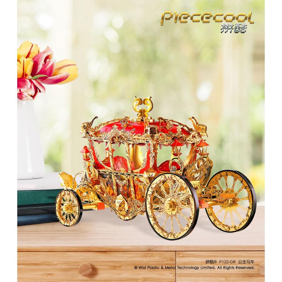 鋼鐵火星人益智玩具★ 公主馬車 ★拼酷★MU藝模★3D立體金屬拼圖★DIY金屬模型★蝕刻片-細節圖2