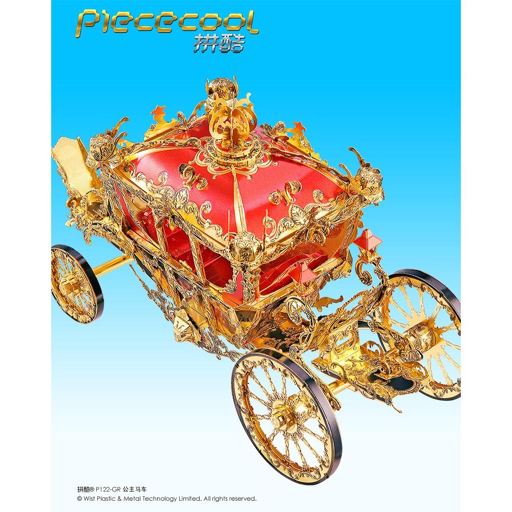 鋼鐵火星人益智玩具★ 公主馬車 ★拼酷★MU藝模★3D立體金屬拼圖★DIY金屬模型★蝕刻片-細節圖4