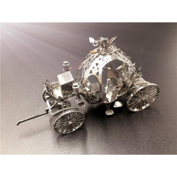 ★鋼鐵火星人益智玩具★南瓜馬車★拼酷★MU藝模★3D立體金屬拼圖★DIY金屬模型-細節圖3