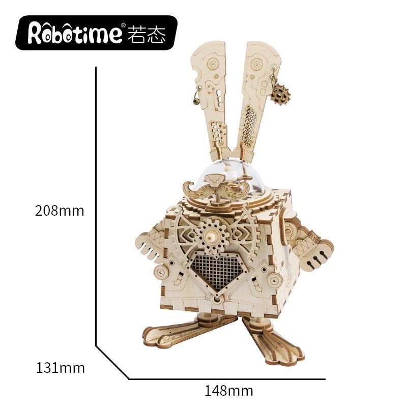 鋼鐵火星人益智玩具★ 8音盒-2款木質動態立體拼圖 ★3D立體拼圖★DIY模型-細節圖6