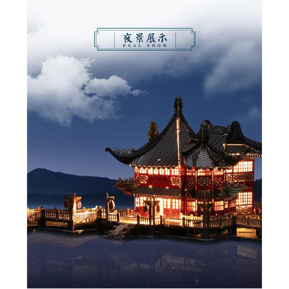 鋼鐵火星人益智玩具★豫園九曲橋 ★拼酷★MU藝模★3D立體金屬拼圖★DIY金屬模型★蝕刻片-細節圖5