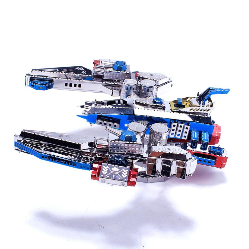 ★鋼鐵火星人益智玩具★彩色天蠍星艦 ★拼酷★MU藝模★3D立體金屬拼圖★DIY金屬模型★蝕刻片-細節圖5