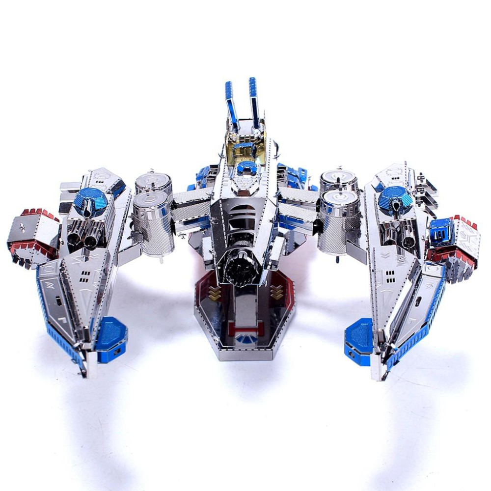 ★鋼鐵火星人益智玩具★彩色天蠍星艦 ★拼酷★MU藝模★3D立體金屬拼圖★DIY金屬模型★蝕刻片-細節圖7