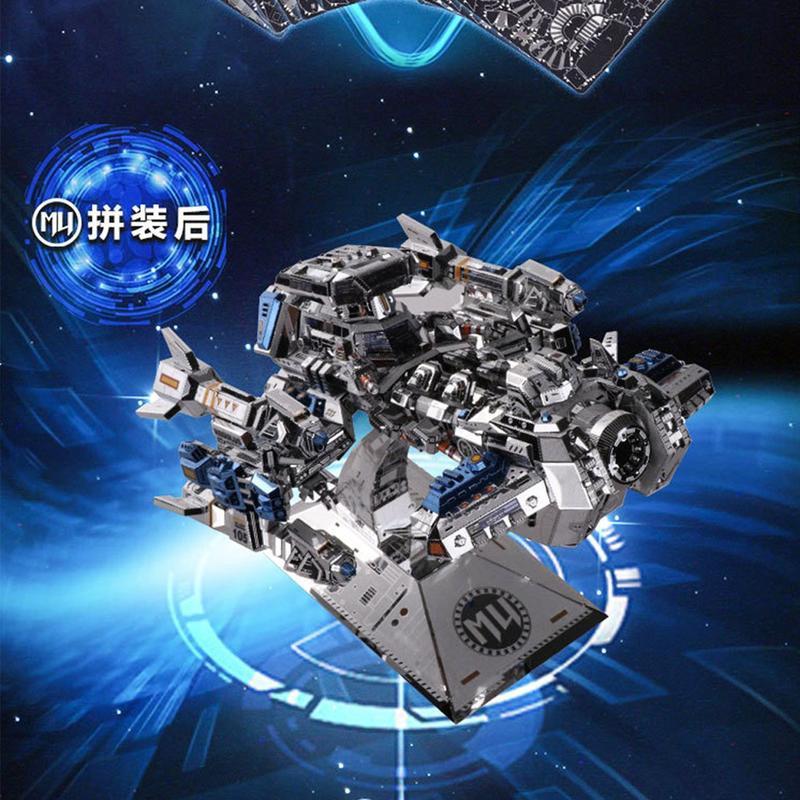 ★鋼鐵火星人★ 星海爭霸-人族戰艦大和號 ★3D立體金屬拼圖★DIY金屬模型★蝕刻片★藝模-細節圖3