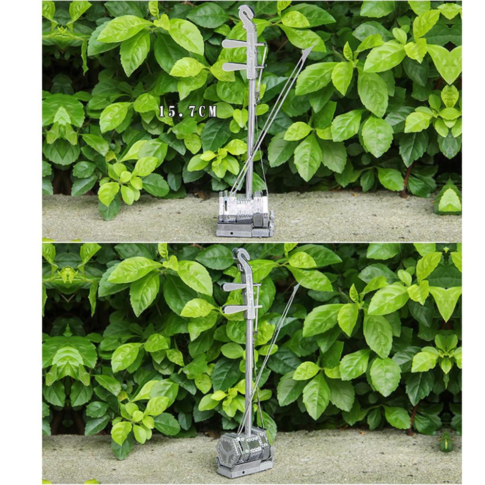 鋼鐵火星人益智玩具★ 二胡(大碼)★拼酷★MU藝模★3D立體金屬拼圖★DIY金屬模型★蝕刻片-細節圖3