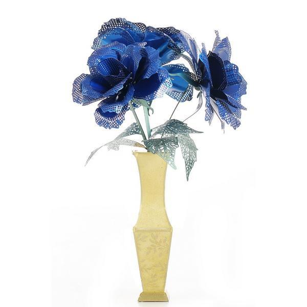 鋼鐵火星人益智玩具★玫瑰花 4件組 ★拼酷★MU藝模★3D立體金屬拼圖★DIY金屬模型★蝕刻片-細節圖2