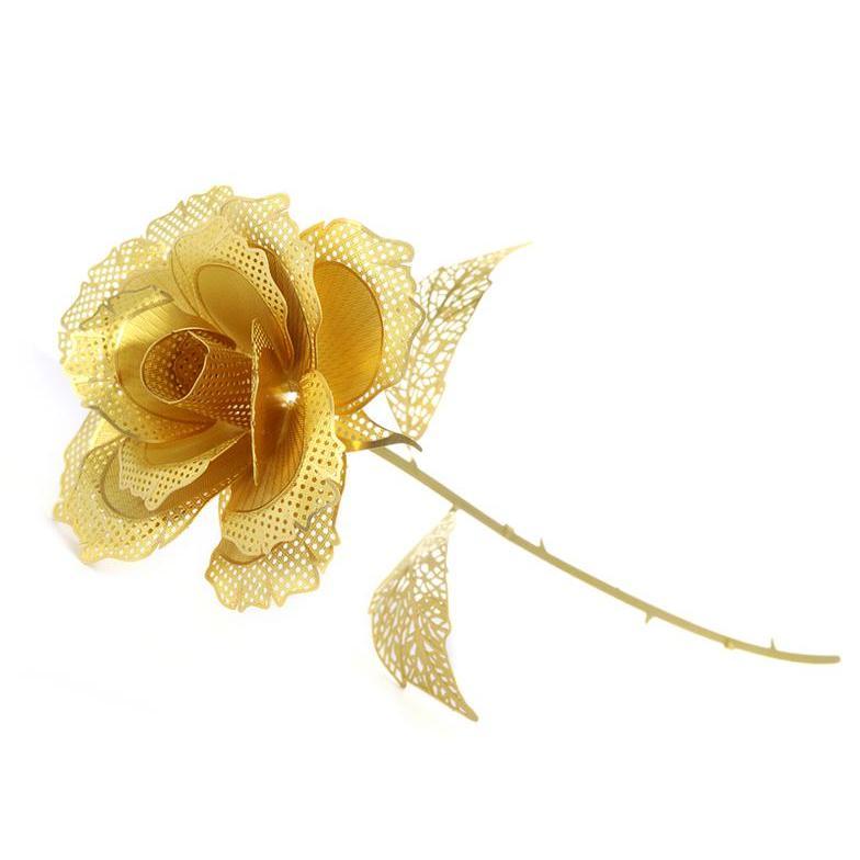 鋼鐵火星人益智玩具★玫瑰花 4件組 ★拼酷★MU藝模★3D立體金屬拼圖★DIY金屬模型★蝕刻片-細節圖6