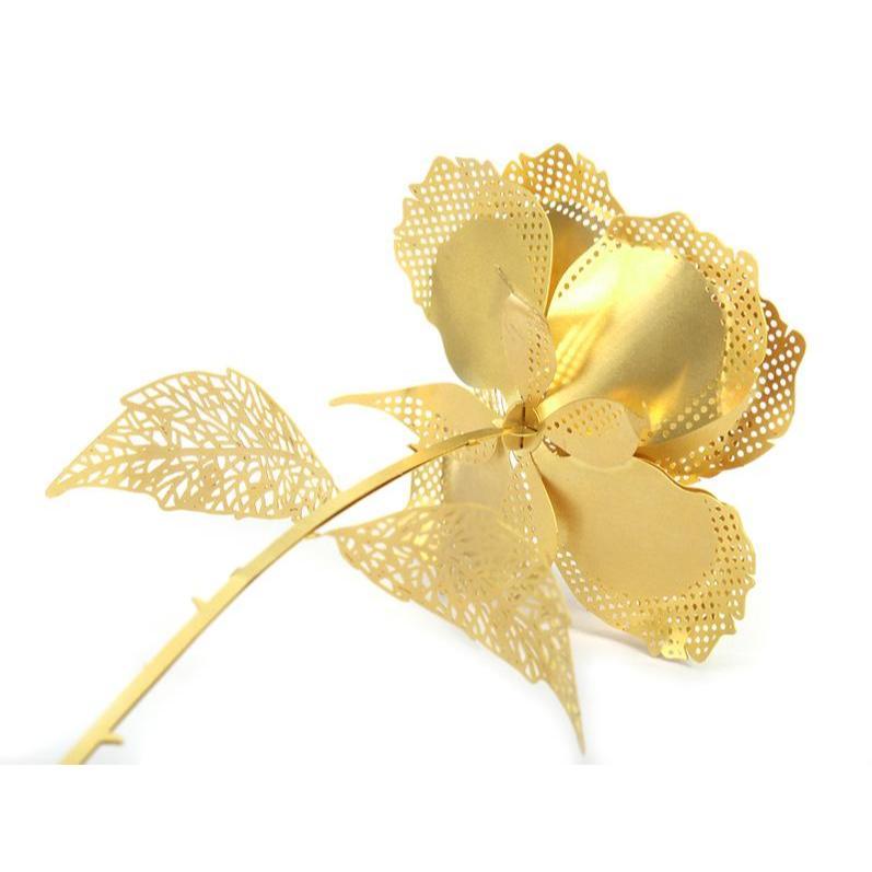 鋼鐵火星人益智玩具★玫瑰花 4件組 ★拼酷★MU藝模★3D立體金屬拼圖★DIY金屬模型★蝕刻片-細節圖7