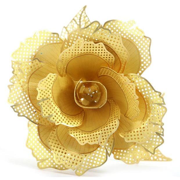 鋼鐵火星人益智玩具★玫瑰花 4件組 ★拼酷★MU藝模★3D立體金屬拼圖★DIY金屬模型★蝕刻片-細節圖8