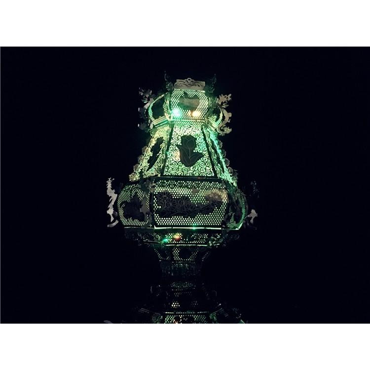 鋼鐵火星人益智玩具★唐燈(無骨花燈)  ★拼酷★MU藝模★3D立體金屬拼圖★DIY金屬模型★蝕刻片-細節圖3