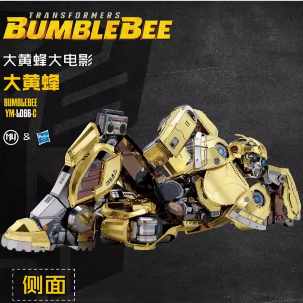 ★鋼鐵火星人★變形金剛-大黃蜂(彩色大碼)★3D立體金屬拼圖★DIY金屬模型★蝕刻片★-細節圖5