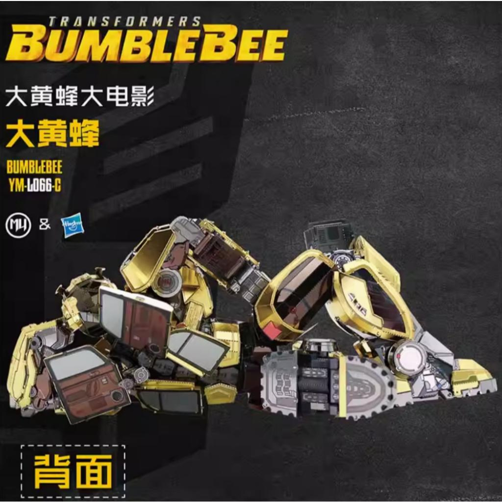 ★鋼鐵火星人★變形金剛-大黃蜂(彩色大碼)★3D立體金屬拼圖★DIY金屬模型★蝕刻片★-細節圖6
