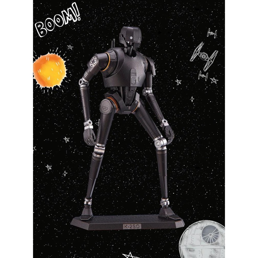 鋼鐵火星人益智玩具★ 星際大戰 (拼酷彩色系列) 買一送一★拼酷★MU藝模★3D立體金屬拼圖★DIY金屬模型★-細節圖7