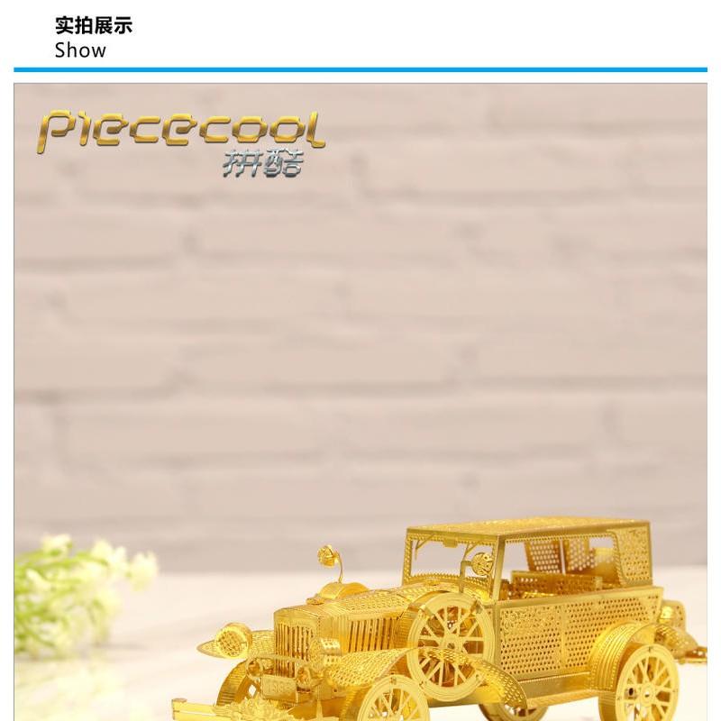鋼鐵火星人益智玩具★ 拼酷版復古老爺車★MU藝模★3D立體金屬拼圖★DIY金屬模型★蝕刻片-細節圖3