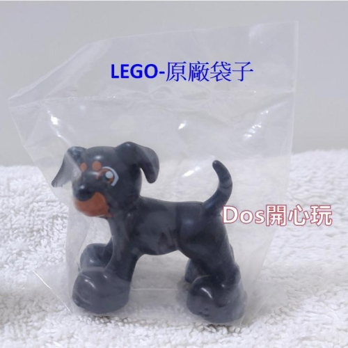 【Duplo 得寶】動物 黑色小狗 狗 小狗，LEGO 大顆粒 #Dos開心玩