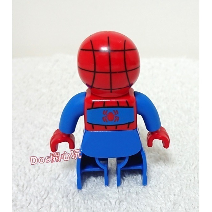 【Duplo 得寶】人偶 蜘蛛人 蜘蛛俠 新版 -大眼睛 藍色 動畫版 男生，10940 10995，LEGO 大顆粒-細節圖2