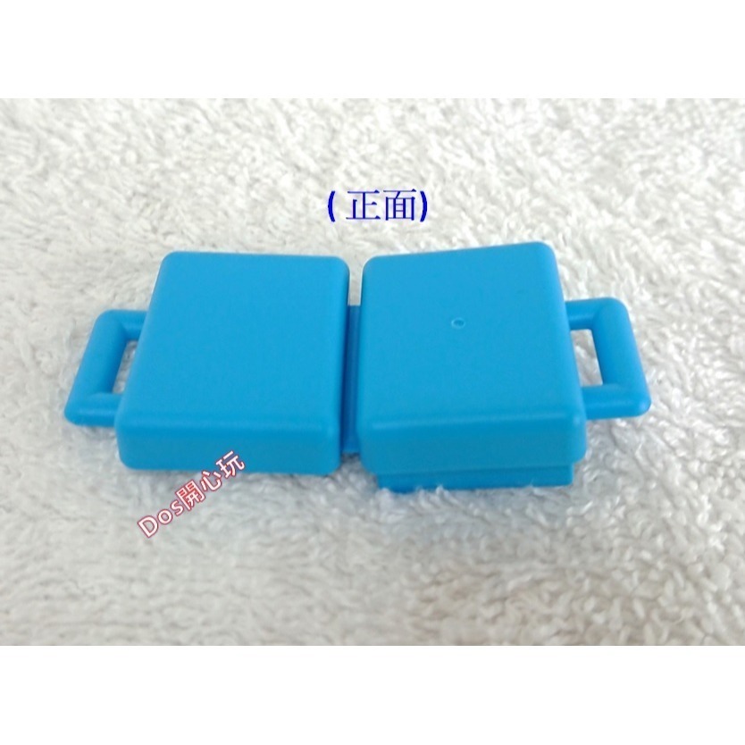 【Duplo 得寶】( 深色水藍) 公事包 手提包 行旅箱 手提箱 行李箱，人偶 配件 ， LEGO 大顆粒-細節圖2