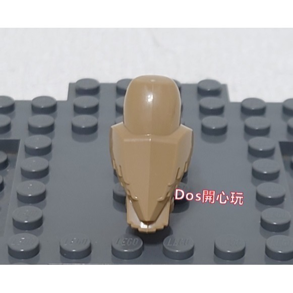 【LEGO 樂高】動物 貓頭鷹 ( 深砂色=深米色 )，哈利波特 妙麗 系列，30392 76422 76405-細節圖3