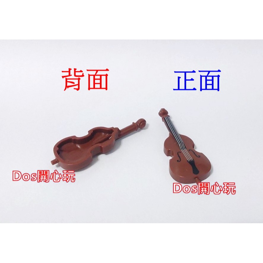 【 LEGO 樂高】大提琴 低音提琴 ， 80444pb01 6422007人偶配件-細節圖2