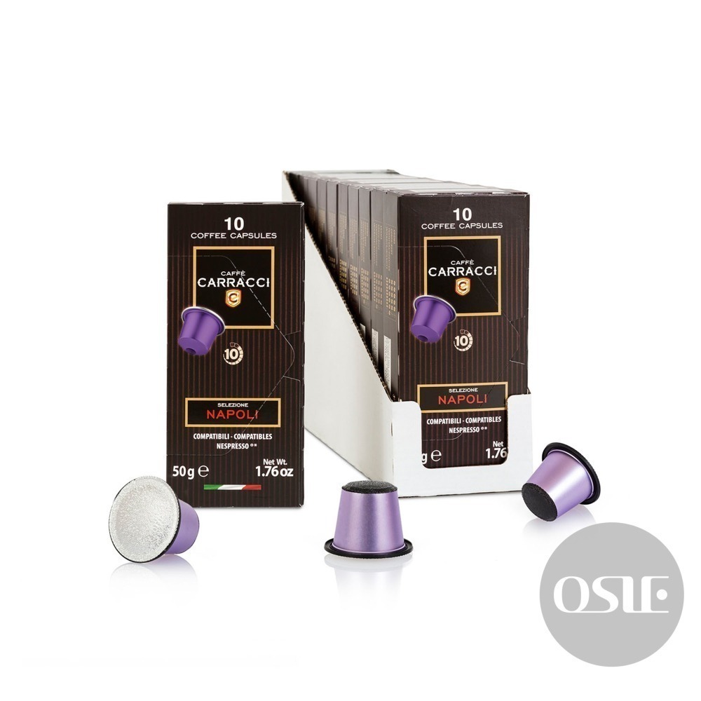 【義大利CARRACCI】Nespresso Original 雀巢 咖啡膠囊 (100顆/10盒/箱)-細節圖5