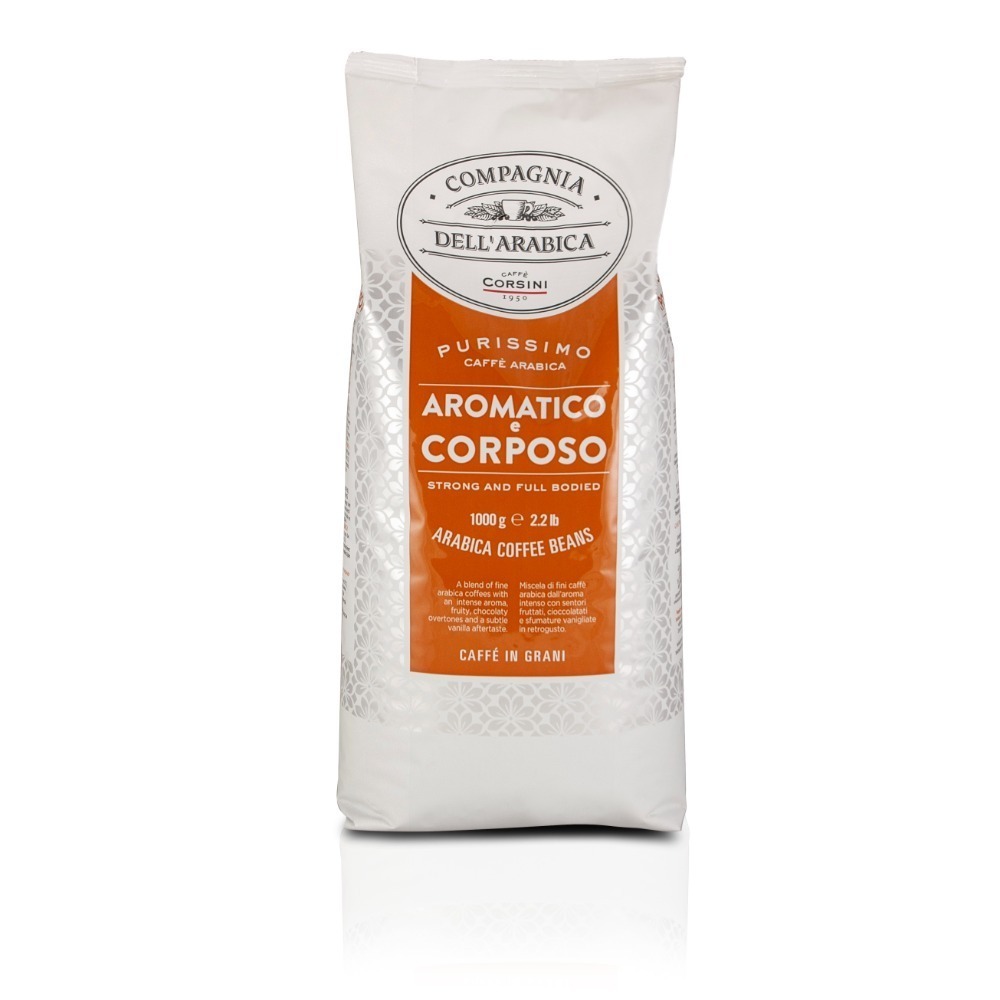 【義大利 CORSINI】100%阿拉比卡咖啡豆 香醇濃郁風味 1kg/包-規格圖5