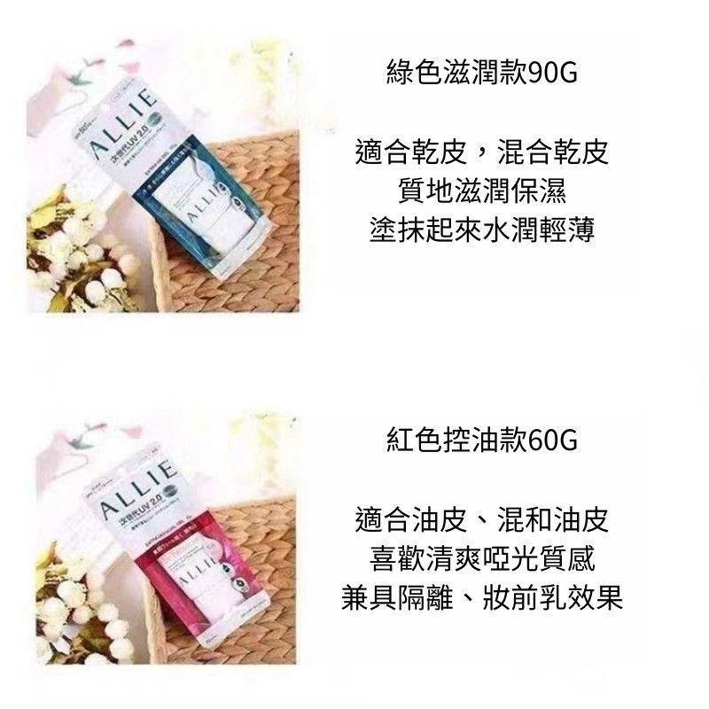 佳麗寶ALLIE 持采UV高效水凝乳 SPF50++++ - 海洋友善，90G和60G選擇-細節圖5