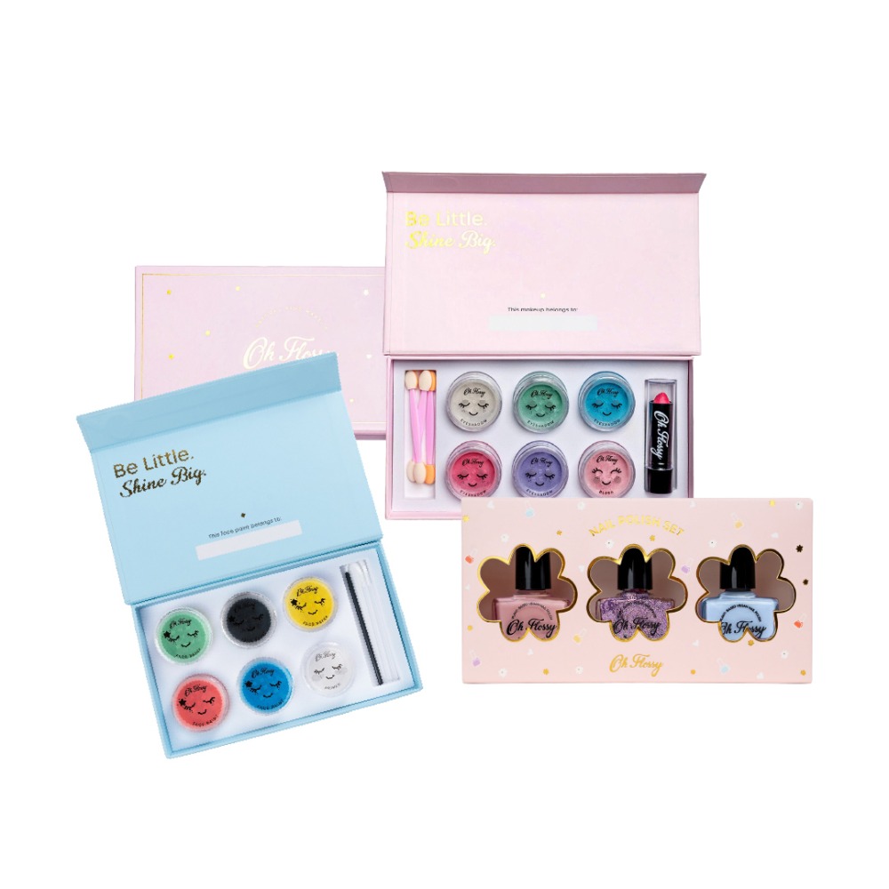 豪華彩妝組+臉部彩繪組(Oh Flossy)+指甲油(Storytime)