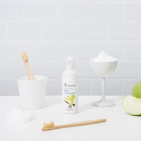 兒童專用護齒泡沫牙膏-青蘋果 50ML-細節圖2