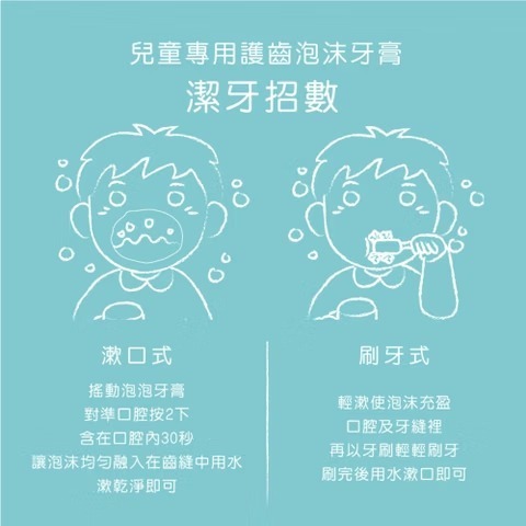 兒童專用護齒泡沫牙膏-青蘋果 50ML-細節圖8