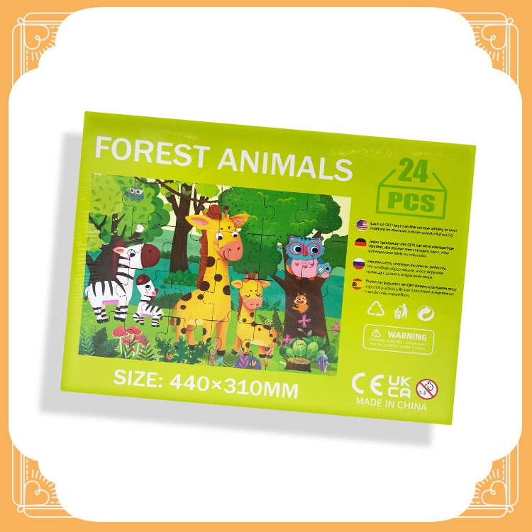 《卡通拼圖玩具》親子動物-細節圖3