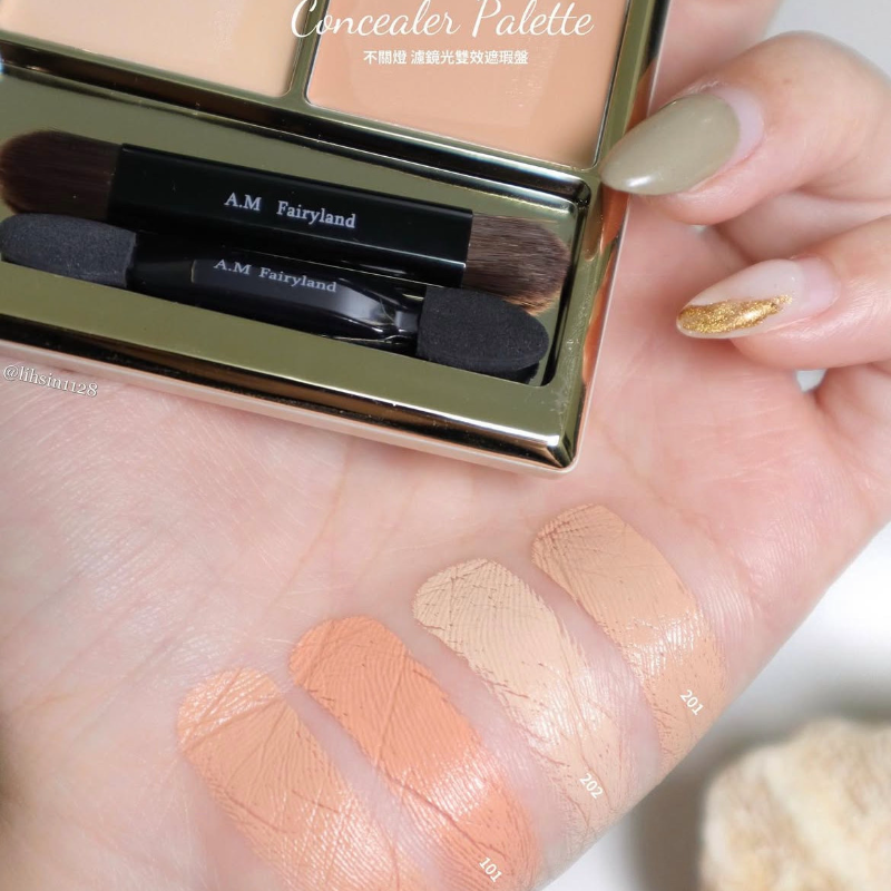 AM Fairyland 不關燈雙效遮瑕盤-細節圖6