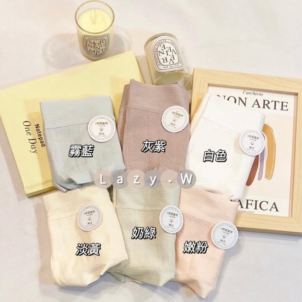 ★Lazy.W✰ 暖綿綿手感純棉內褲 純棉底襠 獨立包裝 彈力親膚 舒適透氣 無痕內褲 中腰內褲 純棉內褲 女生內褲-細節圖2