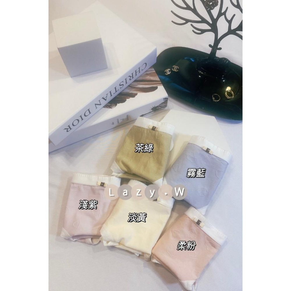 ★Lazy.W✰日系嬰兒棉雲朵織紋內褲 純棉底襠 獨立包裝 高彈包臀 舒適抗菌 純棉內褲 中腰內褲 女生內褲-細節圖2