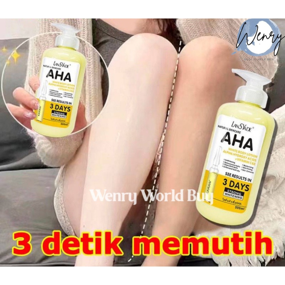 現貨✨ AHA 3x 果酸身體嫩膚精華 handbody vitamin C & E plus serum 500ml-細節圖3