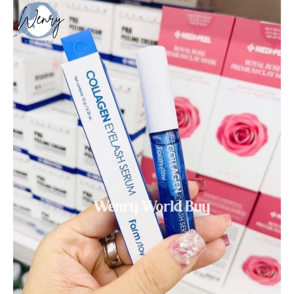 現貨✨韓國 Farmstay 睫毛小藍管 膠原蛋白賦活 超睫濃纖 collagen eyelash serum 10g-細節圖2