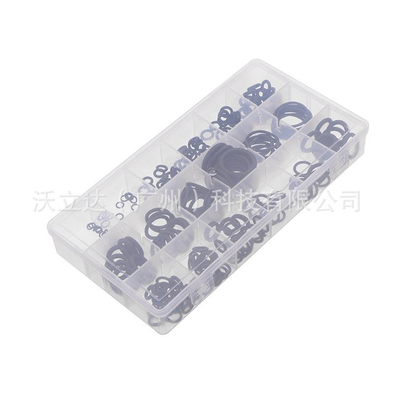 極光商城-270pcs盒裝黑色橡膠圈O型圈丁腈橡膠圈防水密封圈耐高溫+帶鑷子-細節圖9