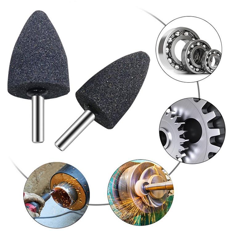 極光商城-棕剛玉帶柄砂輪磨頭橢圓圓柱磨頭金屬打磨電磨機拋光除鏽打磨頭-細節圖6