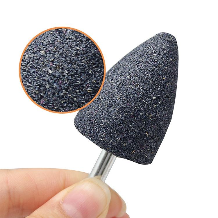 極光商城-棕剛玉帶柄砂輪磨頭橢圓圓柱磨頭金屬打磨電磨機拋光除鏽打磨頭-細節圖9