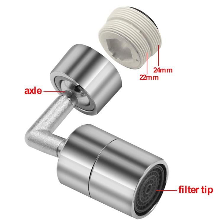 極光商城-萬向旋轉防濺水嘴洗臉台水龍頭起泡器面盆漱口洗漱水嘴防濺頭花灑-細節圖2